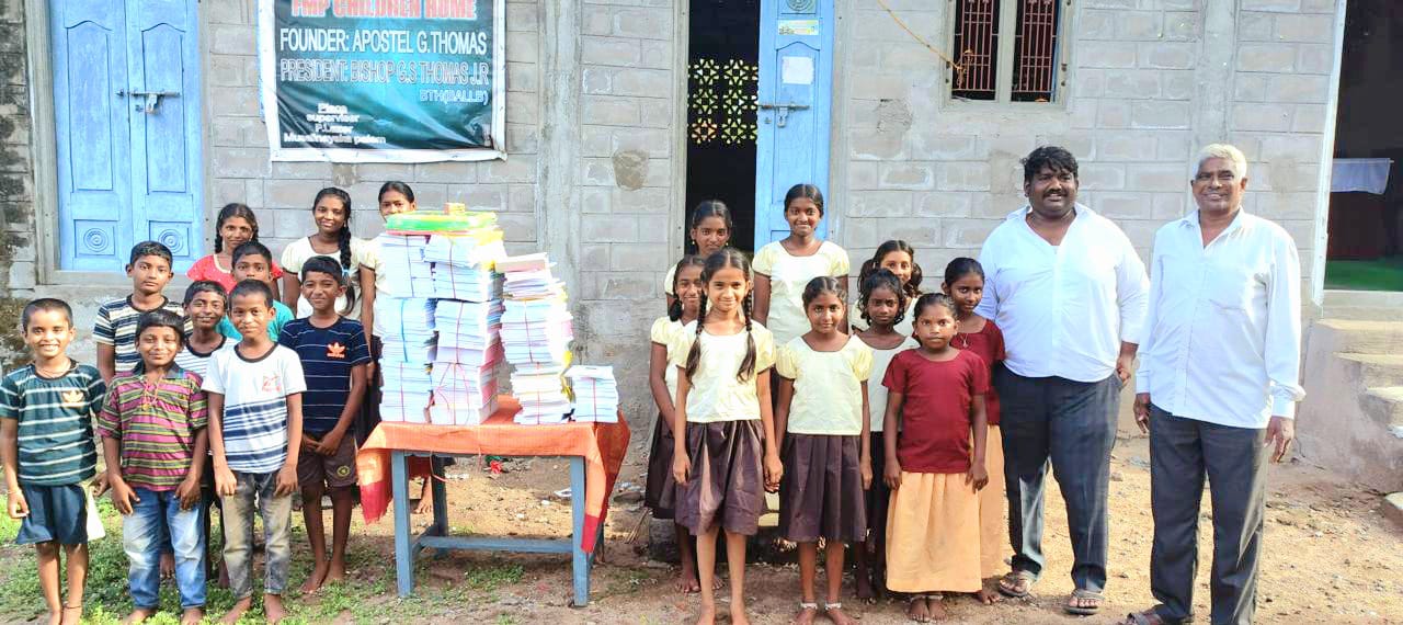 group picture at orphanage