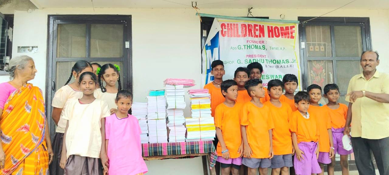 group picture at orphanage